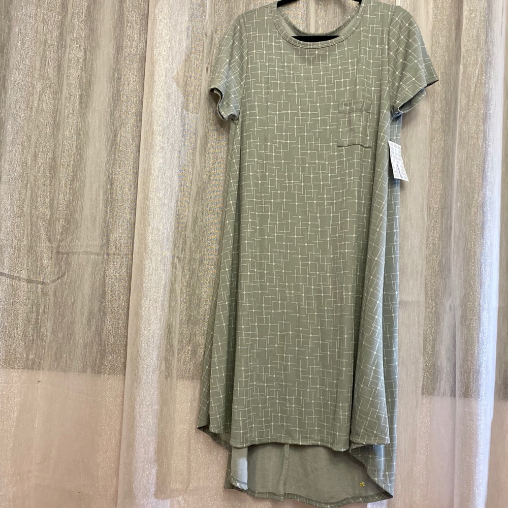 NEW Lularoe Grey Carly L - Picture 2 of 5